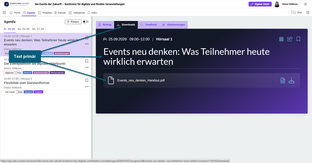 Text primär Beitrag & Downloads
